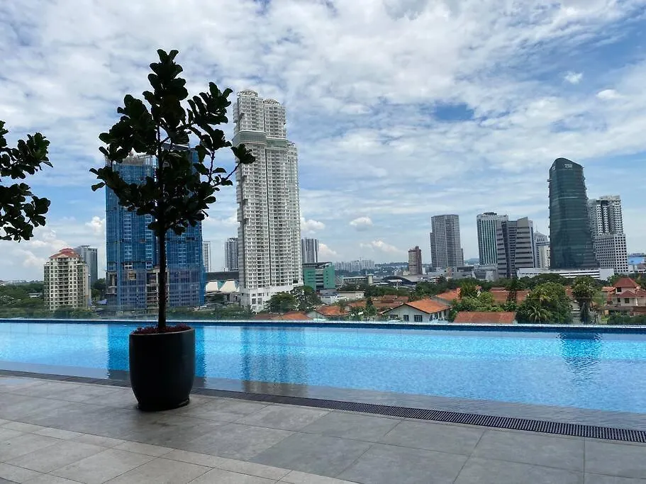 Jb Sks Pavillion 1Br Apt Nearjb Ciq -Smart Tv Johor Bahru Appartement